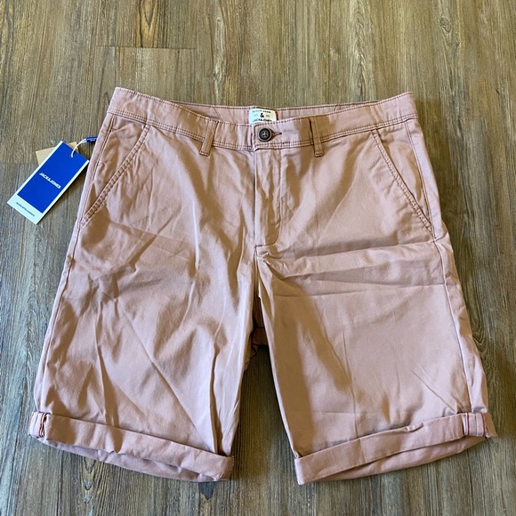 jack and jones bowie shorts burlwood size medium - Picture 4 of 13